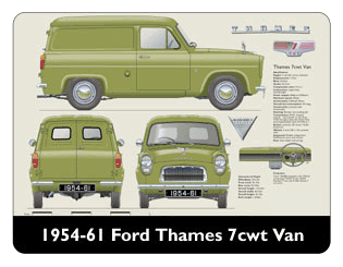 Ford Thames 7cwt Van 1954-61 Mouse Mat